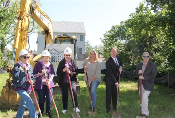 Group photo of groundbreaking