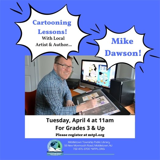 MTPL Cartooning Lessons with Mike Dawson