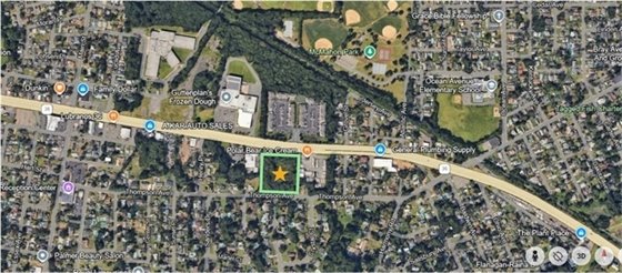 Aerial screenshot of open space