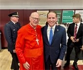 Mayor Tony Perry and Cardinal Timothy Dolan