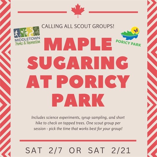 Middletown Parks & Recreation Maple Sugaring