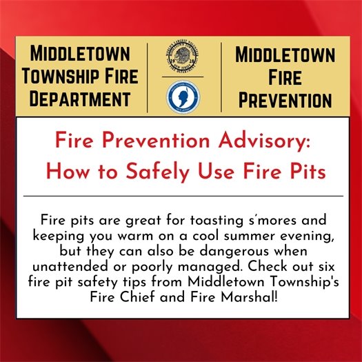 Fire Prevention Advisory graphic
