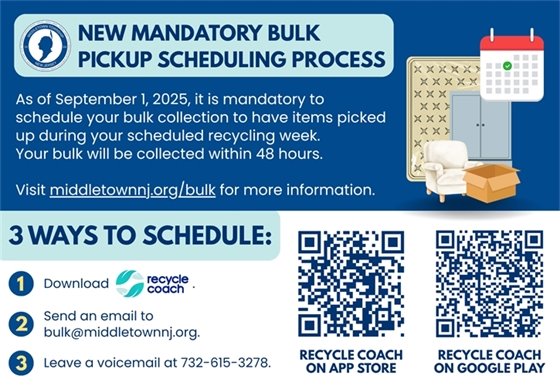Front of Bulk Pickup Postcard