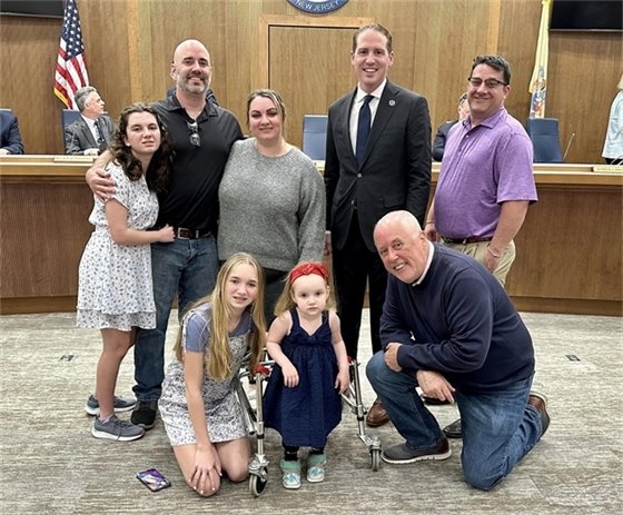 Group photo from Township Committee Meeting