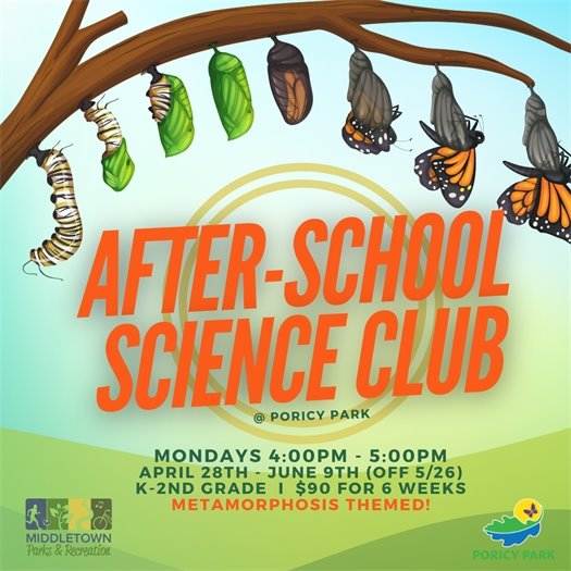 Middletown Parks & Recreation After-School Science Club