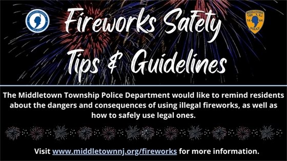 MTPD Fireworks Safety Tips & Guidelines