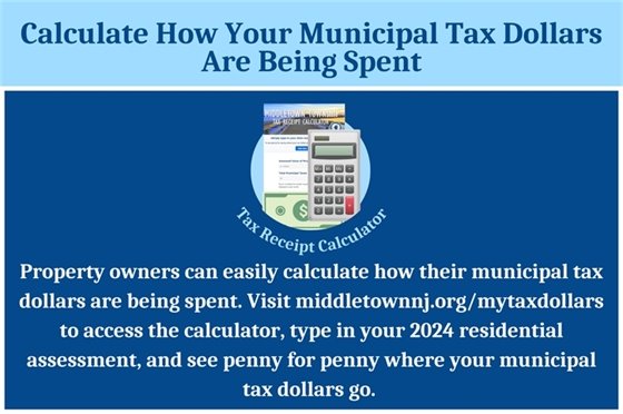 Middletown Township Tax Receipt Calculator 