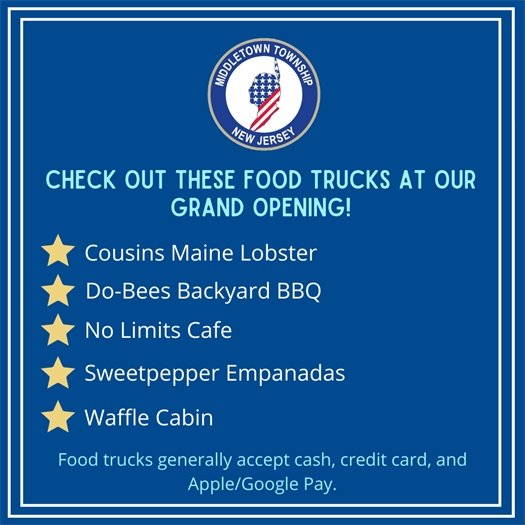 Town Hall Grand Opening Food Trucks