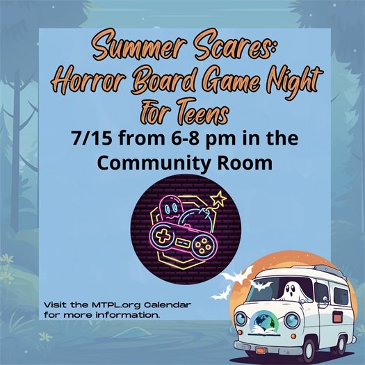 MTPL Summer Scares: Horror Board Game Night