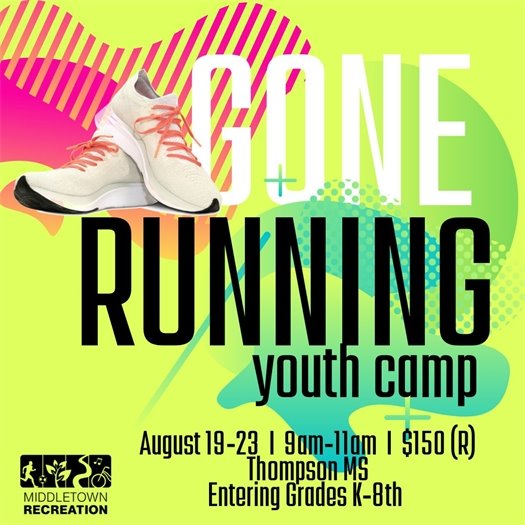 Middletown Recreation Gone Running Youth Camp