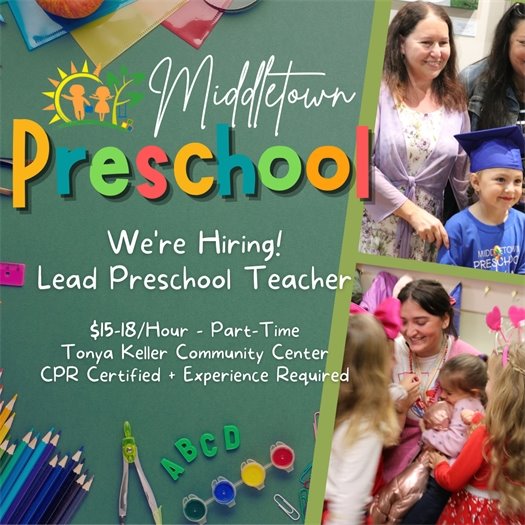 Middletown Preschool Hiring