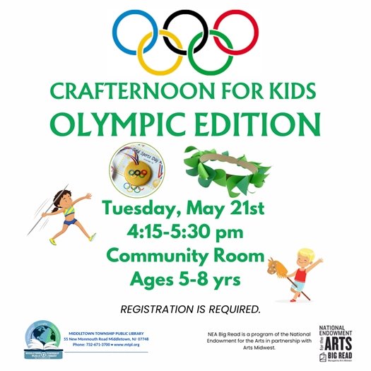 MTPL Crafternoon for Kids: Olympic Edition