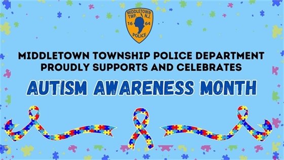 MTPD proudly supports and celebrates Autism Awareness Month