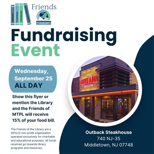 Friends of MTPL fundraiser