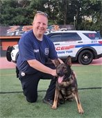 K-9 Dallas with his handler