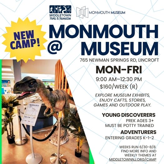 Middletown Parks & Recreation Monmouth Museum Summer Camp