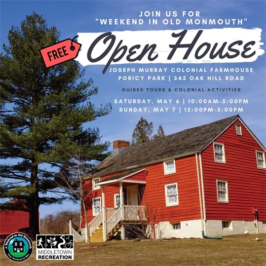 Murray House Available for Weekend in Old Monmouth Tours