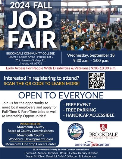 Monmouth County 2024 Fall Job Fair