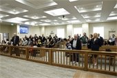 Photo of volunteers taking their Oath of Office.