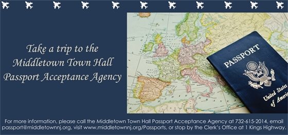 Take a trip to the Middletown Town Hall Passport Acceptance Agency