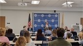 Tom Arnone speaks at Small Business Roundtable