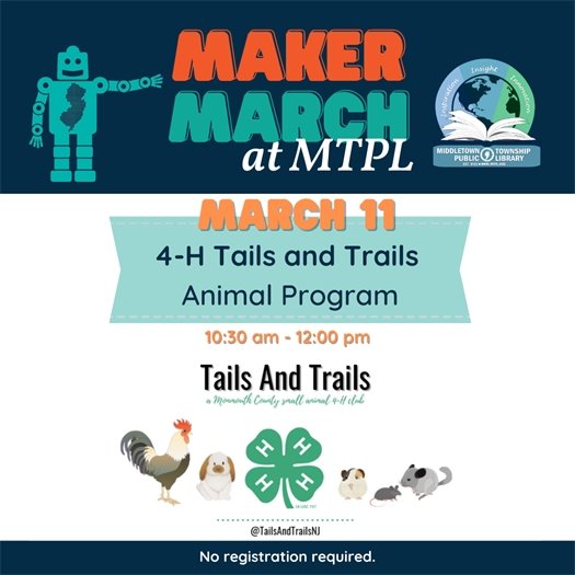 MTPL 4-H Tails and Trails Animal Program