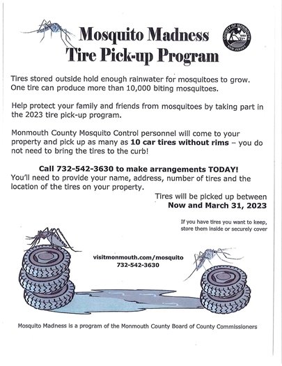 Mosquito Madness Tire Pick-up Program