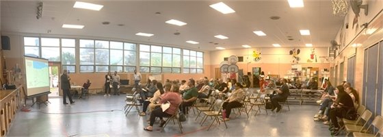 Photo of Tony Mercantante addressing the audience