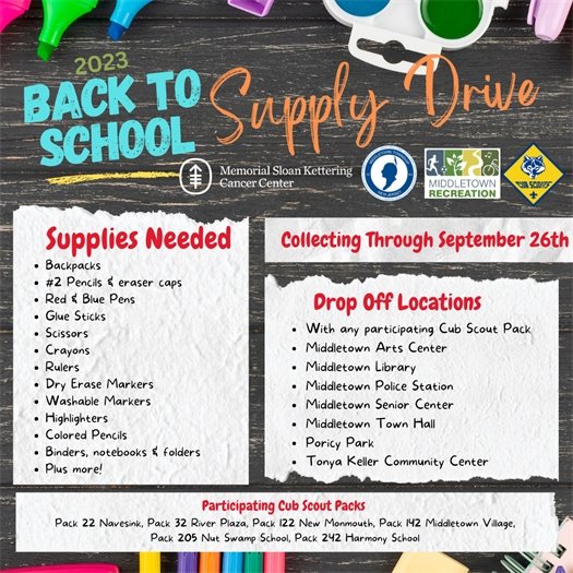 Back to School Supply Drive