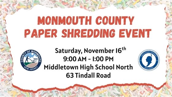 Monmouth County Paper Shredding Event