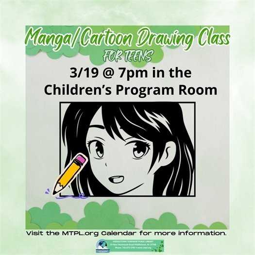 MTPL Teen Manga/Cartoon Drawing Class