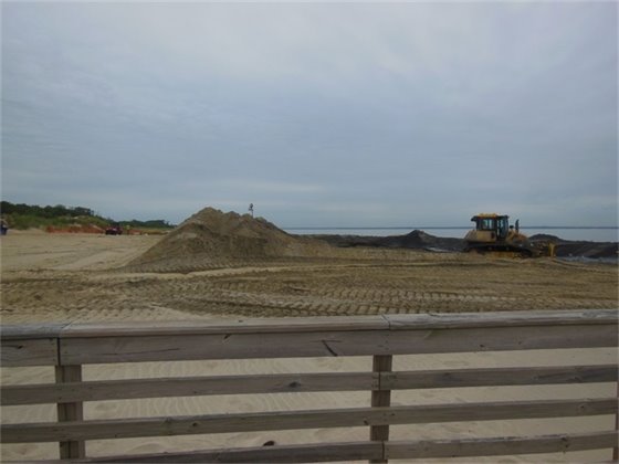 Photo of the sand at Port Monmouth Beach