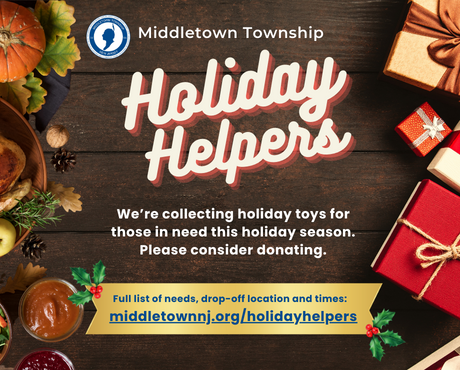 We're collecting toys this holiday season through Holiday Helpers.