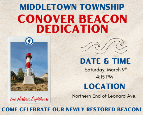 Conover Beacon Dedication Ceremony: Saturday, 3/9 at 4:15 PM