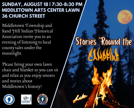 Stories 'Round the Campfire: Sunday, 8/18 from 7:30-8:30 PM at the MAC