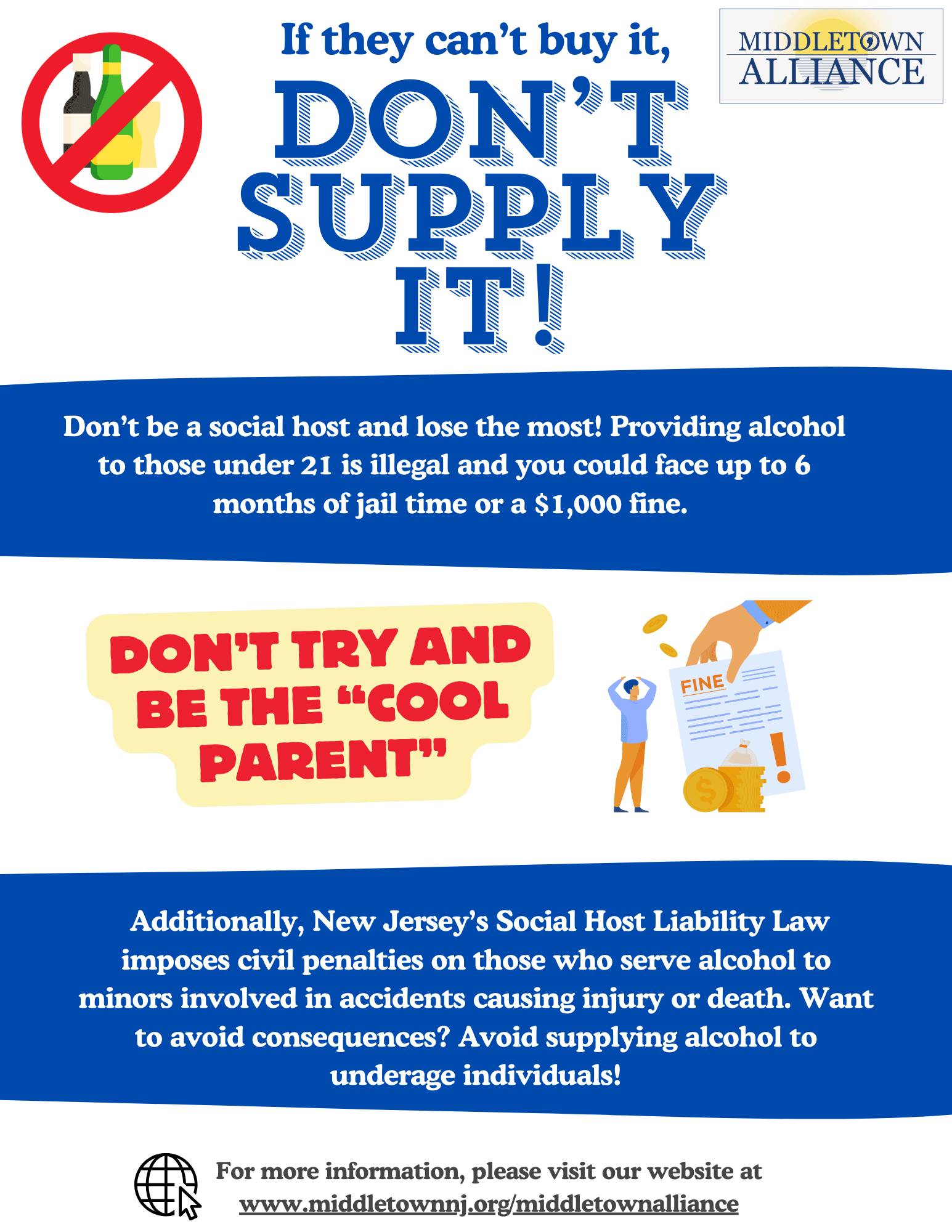 social host campaign flyer