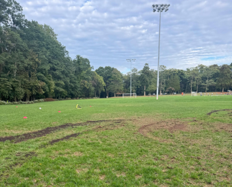 Photo of vandalism at Lincroft Acres