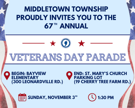 Veterans Day Parade 2024: Sunday, 11/3 at 1:30 PM