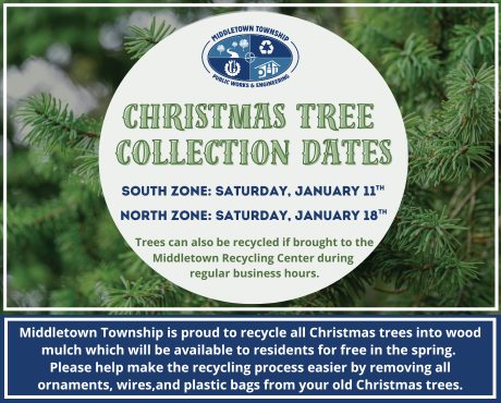Christmas Tree Collection Dates 2025: Sat., 1/11 (South Zone) & Sat., 1/18 (North Zone)