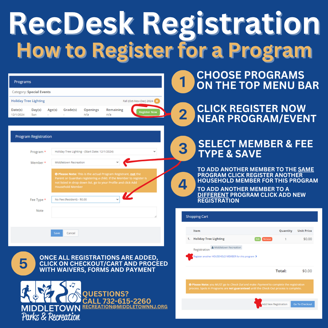 RecDesk How to Register