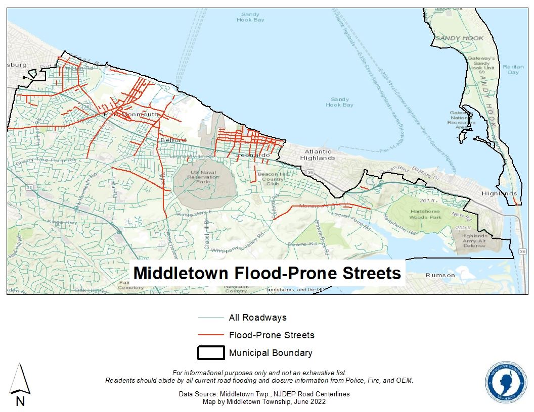 Flood prone streets