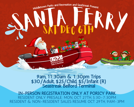 Santa Ferry Ride Newsflash