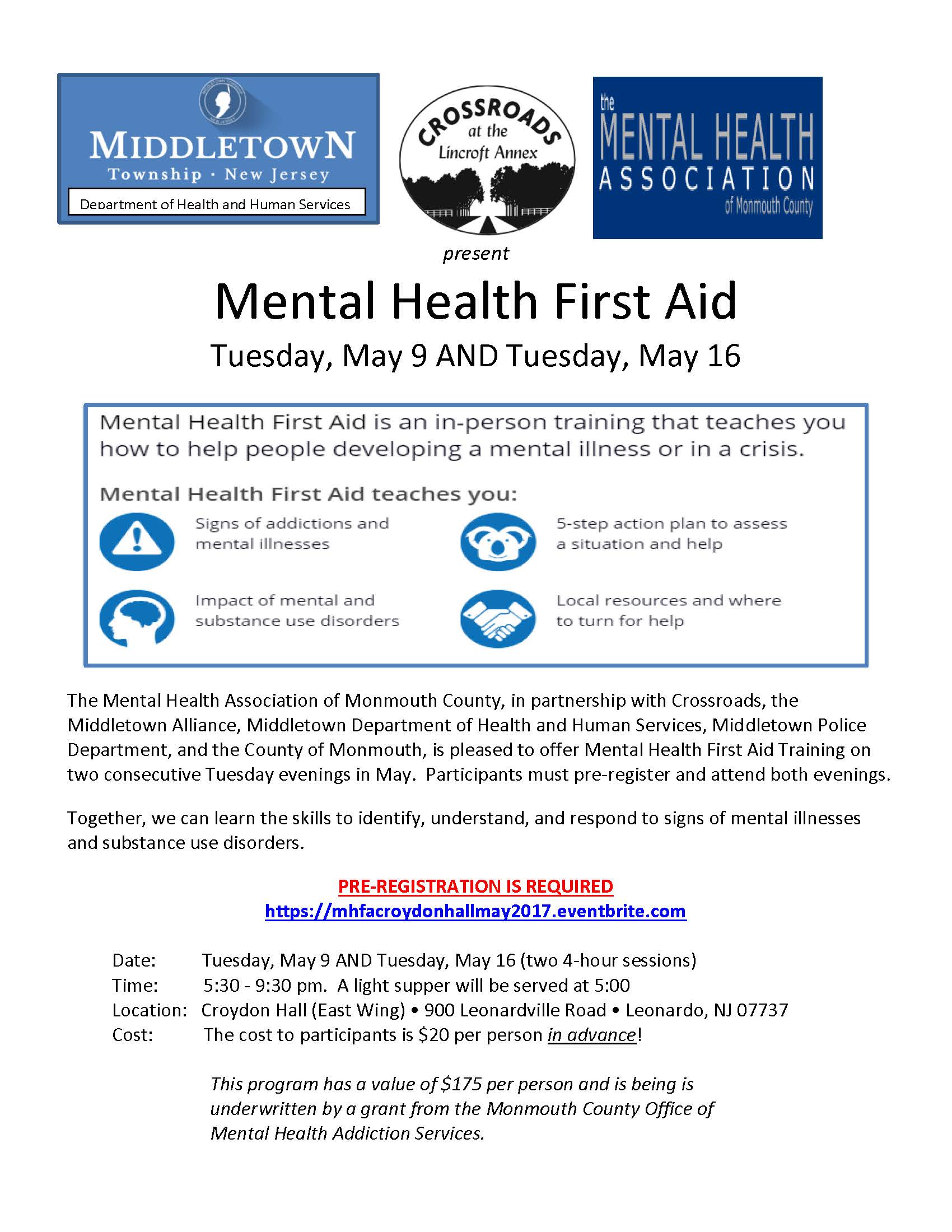 MHFA Croydon Hall May 2017