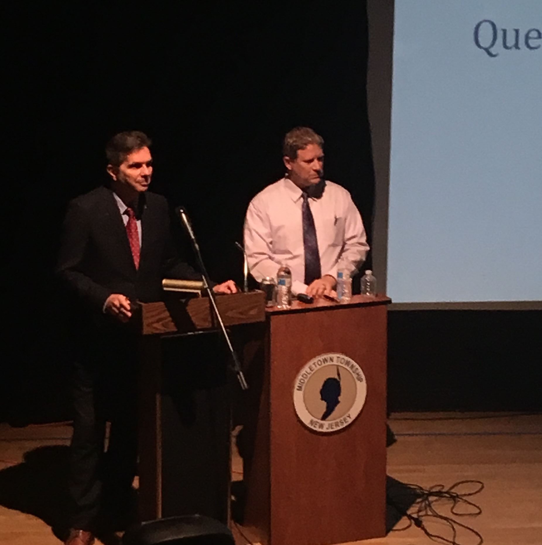 Mayor and Township Administrator at Community Land Development Forum on July 26, 2017