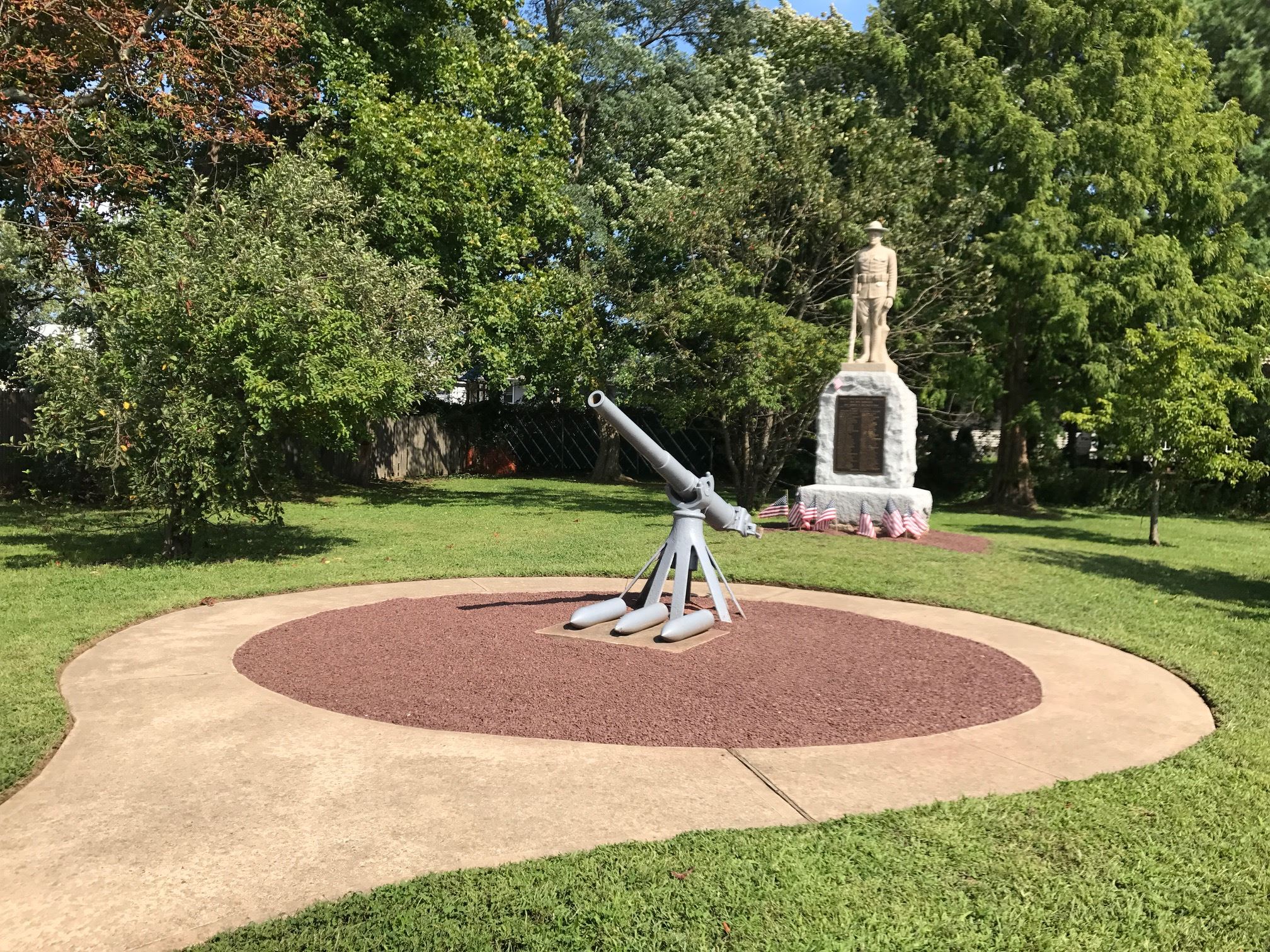 Restored Doughboy Monument