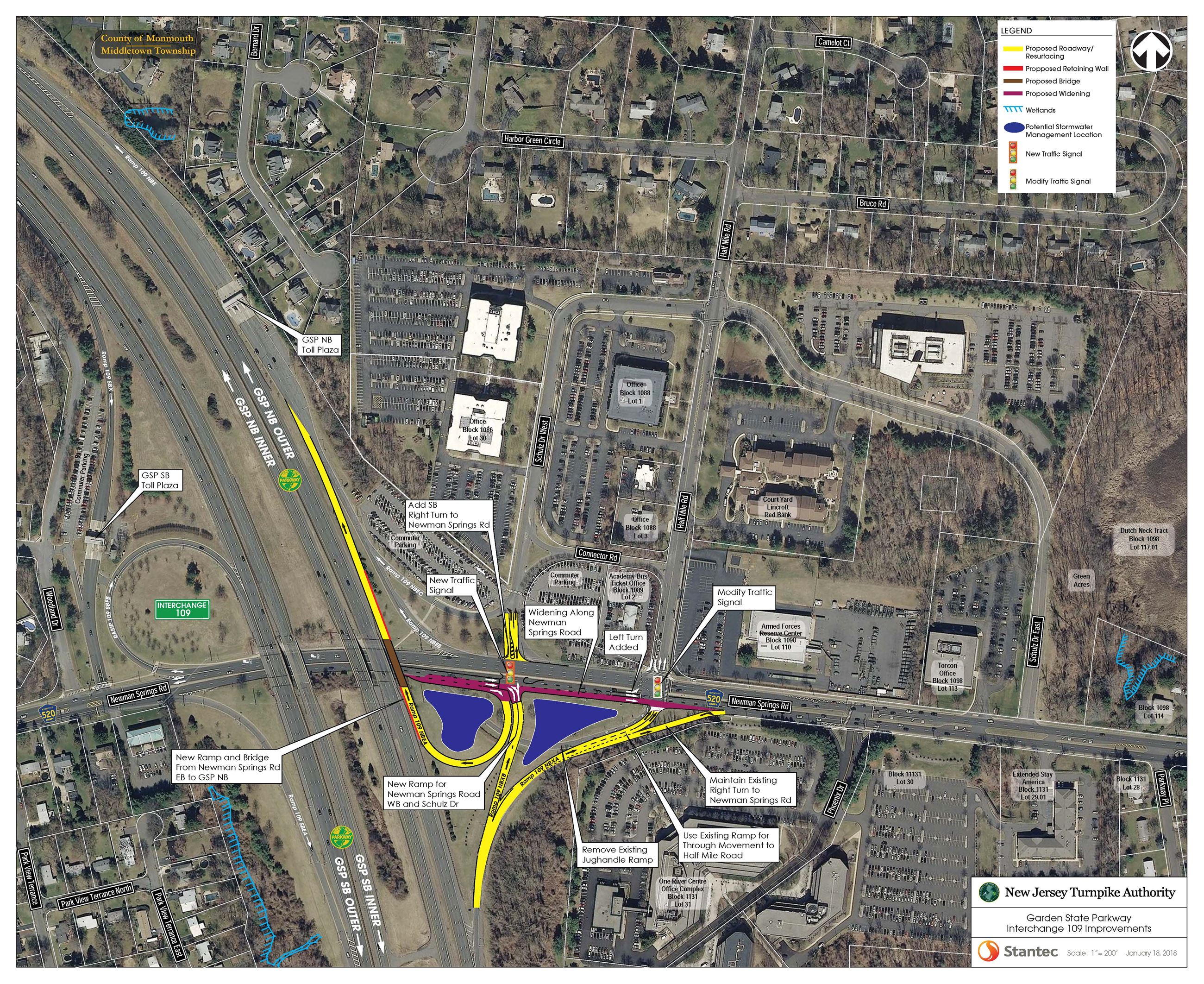 GSP Interchange 109 Proposed Conditions
