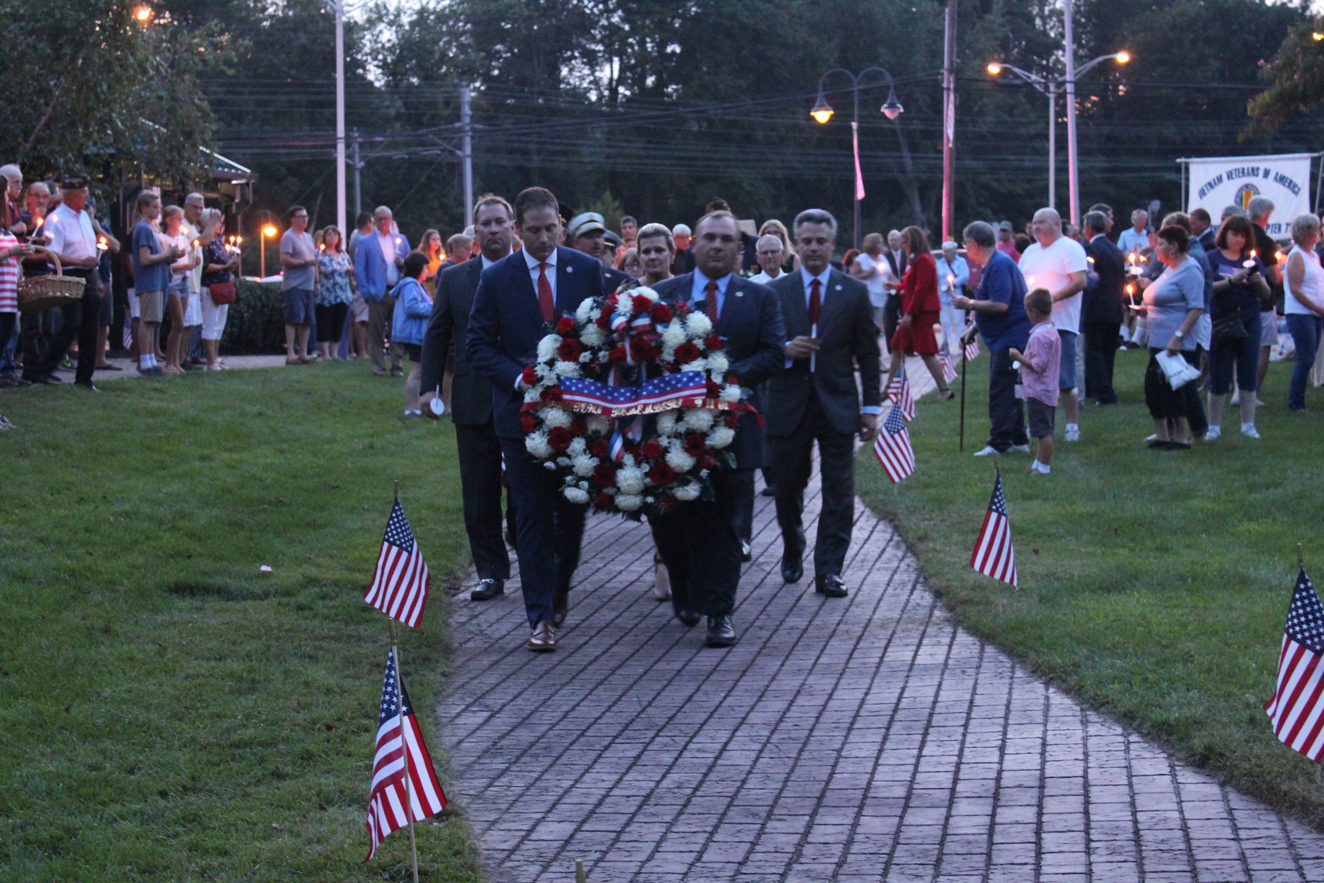 Wreath Laying at 9/11/19 Tribute