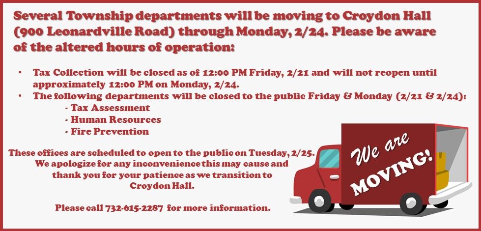 Moving to Croydon Hall