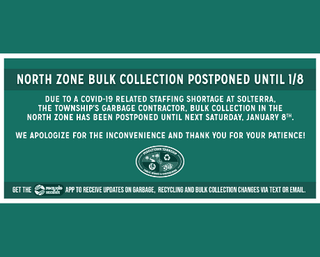 North Zone Bulk Collection Postponed 1822_news