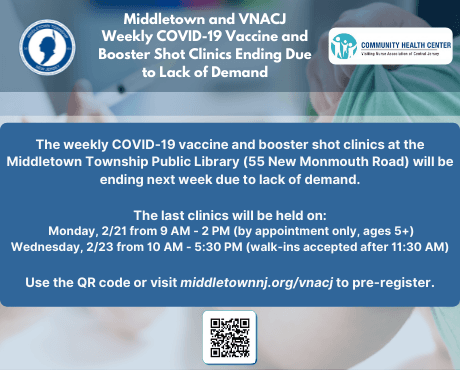 COVID-19 Vaccine Clinic Closure_news